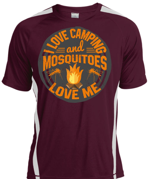 I Love Camping And Mosquitoes Love Me T Shirt, Being A Camper T Shirt, Cool Shirt