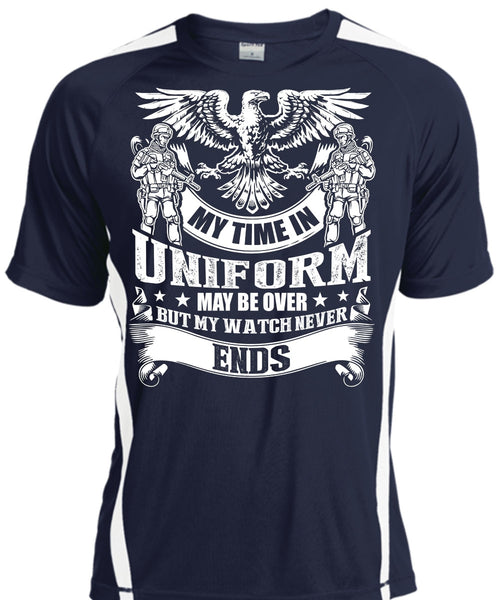 My Time In Uniform T Shirt, Being A Veteran T Shirt, Cool Shirt