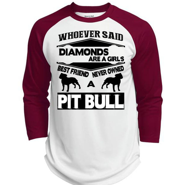 Diamonds Are A Girls Best Friend T Shirt, I Love My Dogs T Shirt, Awesome T-Shirts  (Polyester Game Baseball Jersey)