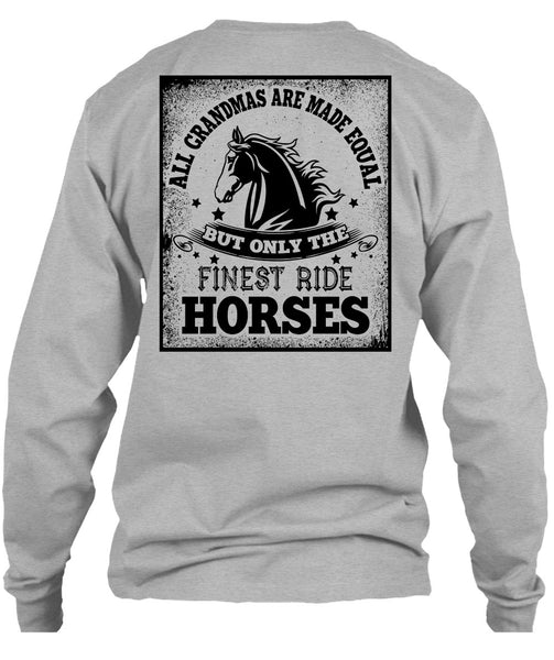 Finest Ride Horses T Shirt, I Love Equestrian T Shirt