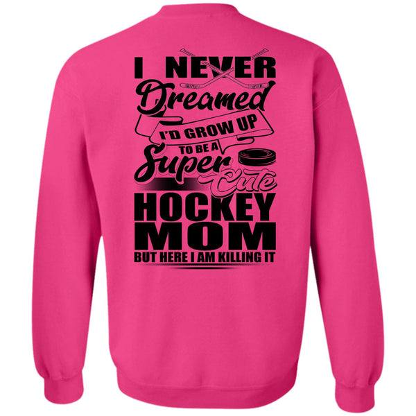 I Love Hockey T Shirt, Cute Hockey Mom Sweatshirt