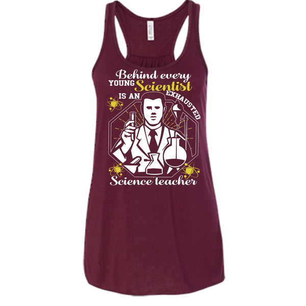 Hehind Every Young Musician T Shirt, An Exhausted Music Teacher Tank Top
