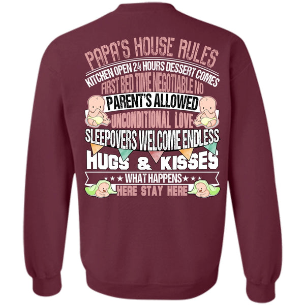 Hugs And Kisses T Shirt, I Love Papa Sweatshirt