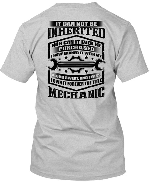 It Forever The Title Mechanic T Shirt, I Love Mechanic T Shirt