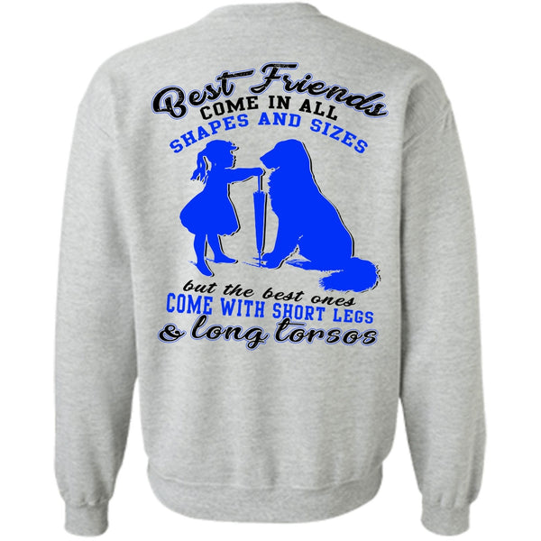 I Love My Dog T Shirt, Best Friends Come In All Shapes Sweatshirt