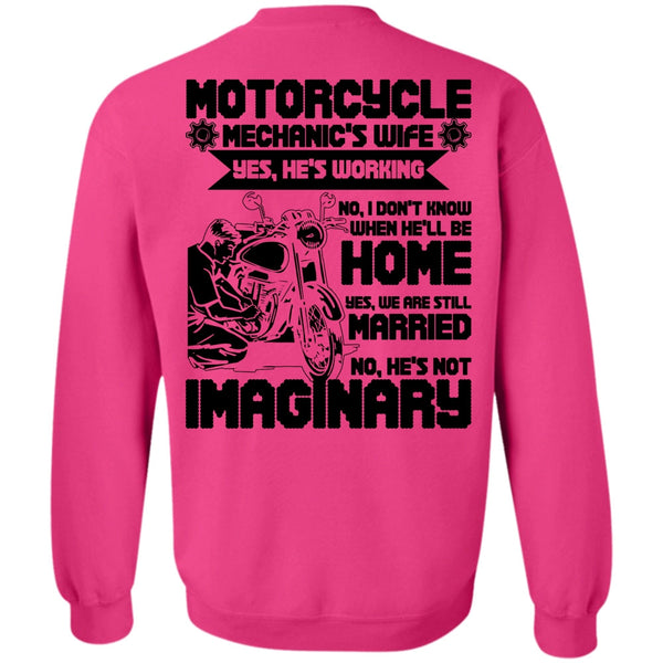 I Love Mechanic T Shirt, Motorcycle Mechanic's Wife Sweatshirt