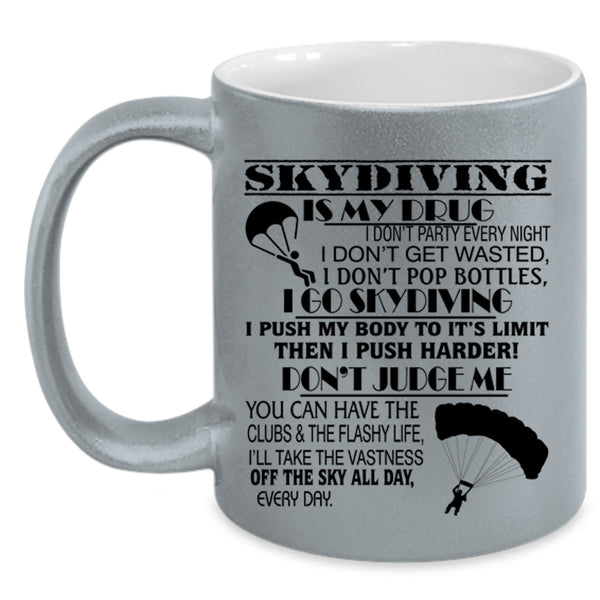 I Go Skydiving Coffee Mug, I Love Skydiving Accent Mug