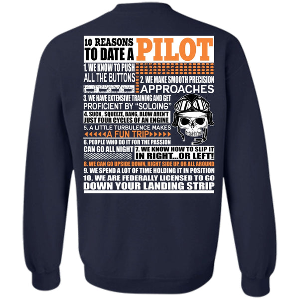 Down Your Landing Strip T Shirt, I Love Pilot Sweatshirt