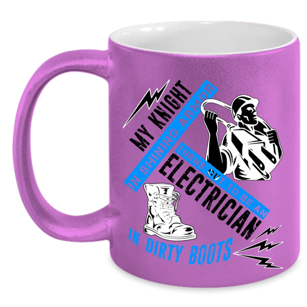 Cute Electrician Coffee Mug, To Be An Electrician Accent Mug