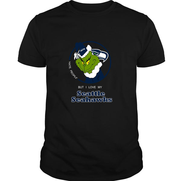 A black t-shirt with the shopify logo