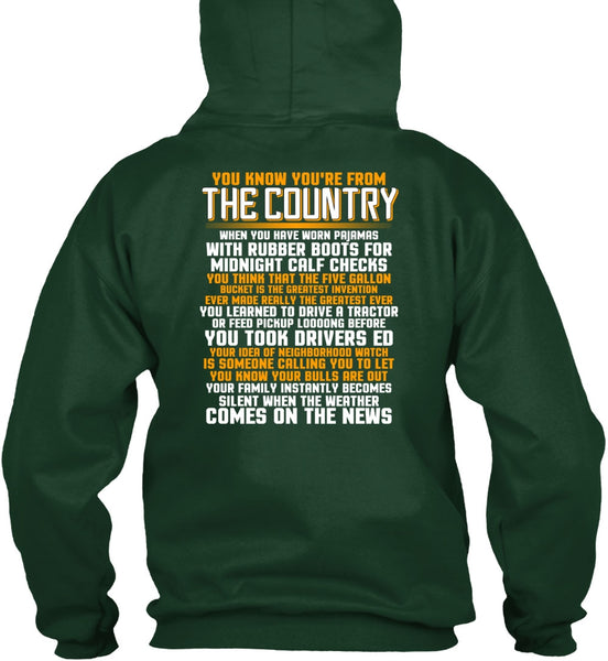 You're From The Country T Shirt, Being A Veteran T Shirt