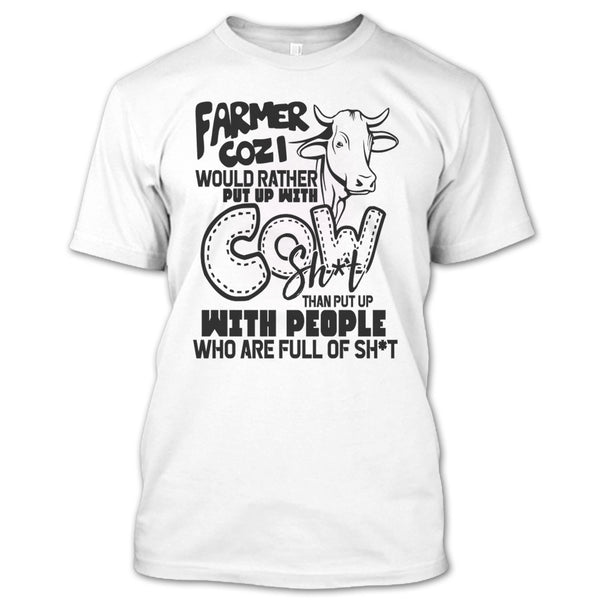 A black t-shirt with the shopify logo