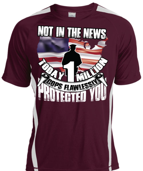 Cops Flawlessly Protected You T Shirt, Being A Police T Shirt, Cool Shirt