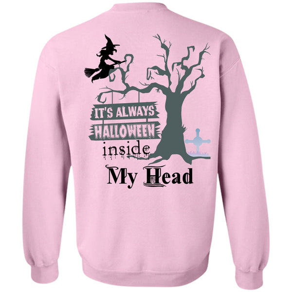 Wait For Halloween T Shirt, It's Always Halloween Inside My Head Sweatshirt