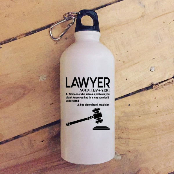 Lawyer 20 oz Stainless Steel Bottle,Best Gift For Lawyer Outdoor Sports Water Bottle