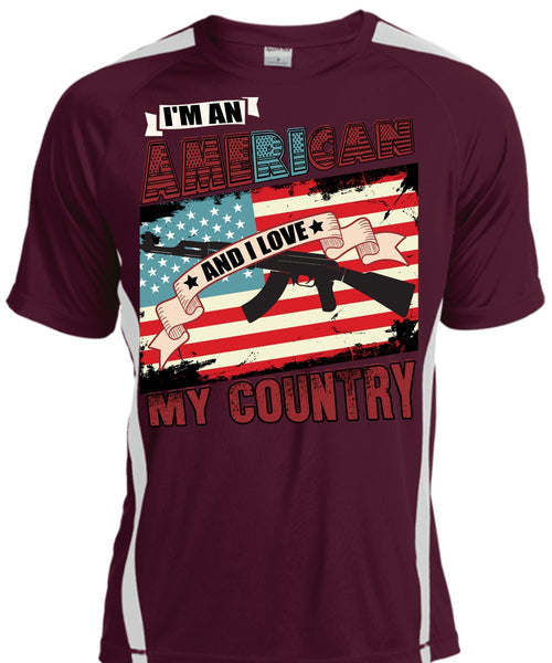 I'm An American T Shirt, I Love My Country T Shirt, Cool Shirt