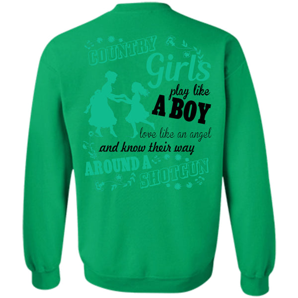 Being A Farmer T Shirt, Country Girls Play Like A Boy Sweatshirt