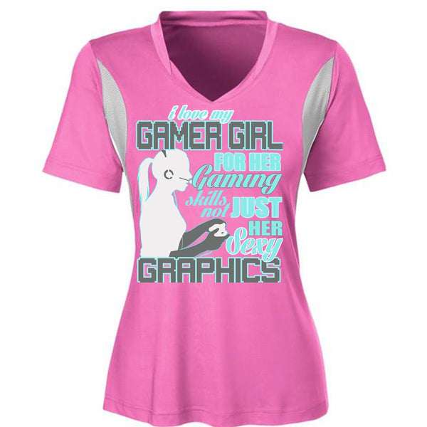 I Love My Gamer Girl T Shirt, I Love Gaming T Shirt