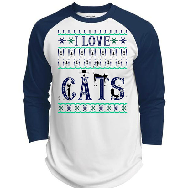 I Love Cats T Shirt, Happy New Year T Shirt, Awesome T-Shirts  (Polyester Game Baseball Jersey)