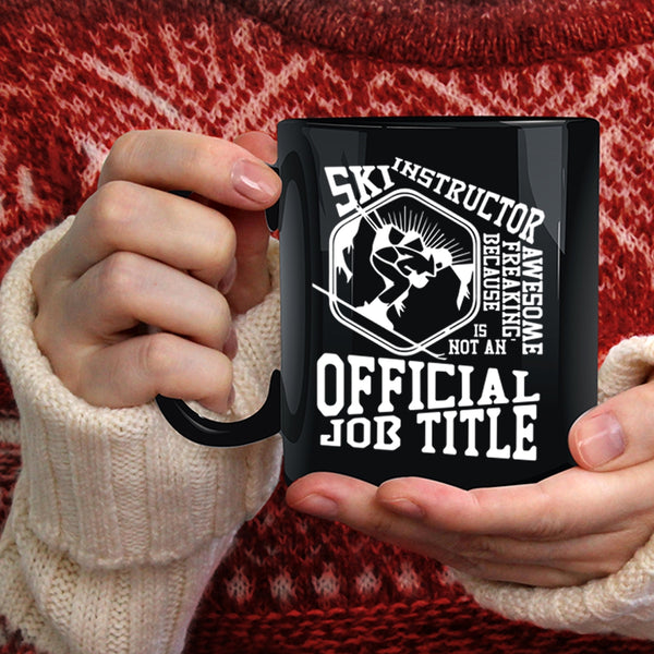 Awesome Ski Instructor Coffee Mug, Cute Ski Instructor Coffee Cup