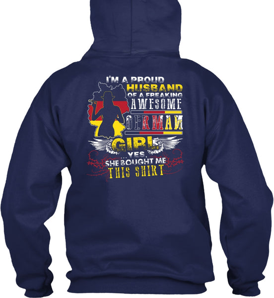 I'm A Proud Husband T Shirt, German Girl T Shirt