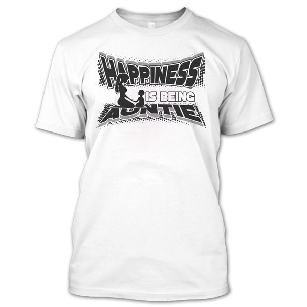 A black t-shirt with the shopify logo