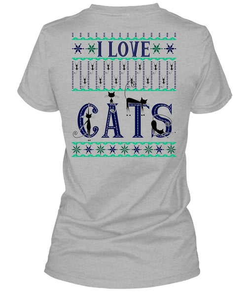 I Love Cats T Shirt, Happy New Year T Shirt