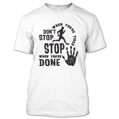 A black t-shirt with the shopify logo