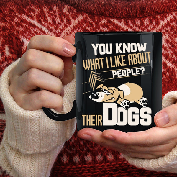 Their Dogs Coffee Mug, Funny Gift For Dog Lover Coffee Cup