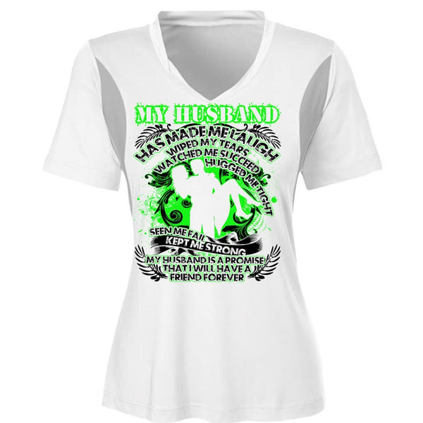 My Husband Has Made Me Laugh T Shirt, I Love Husband T Shirt, Awesome T-Shirts