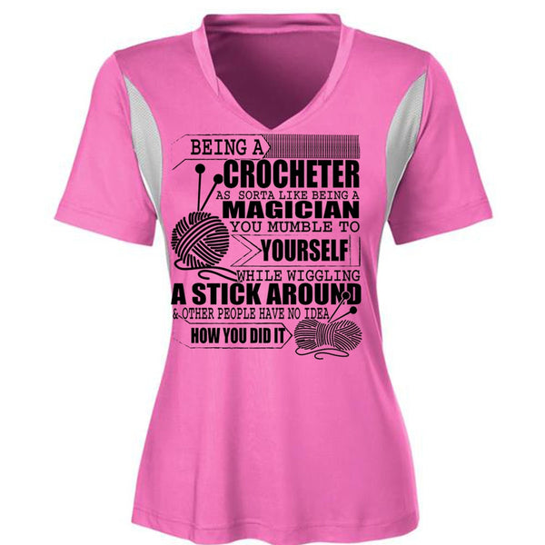Being A Crocheter T Shirt, I Love Knitter T Shirt, Awesome T-Shirts