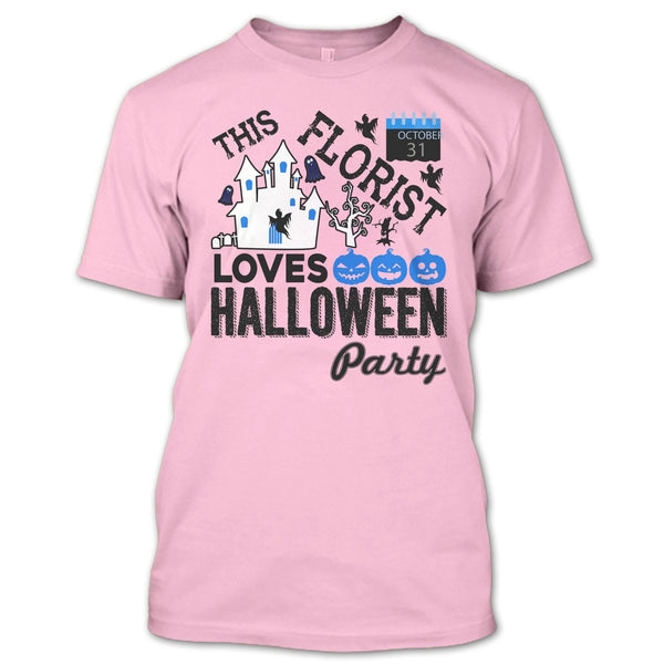 Halloween T Shirt, Cool Florist T Shirt