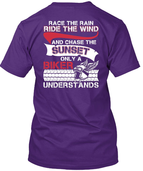 Only A Biker Understand T Shirt, Ride The Wind T Shirt