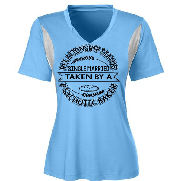 Married Taken By A Psychotic Baker T Shirt, I Love Baking T Shirt, Awesome T-Shirts