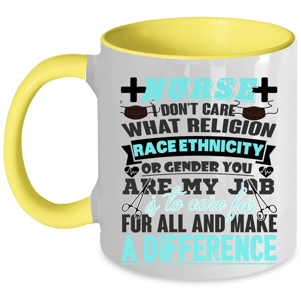 I Love Being A Nurse Coffee Mug, Nurse Accent Mug