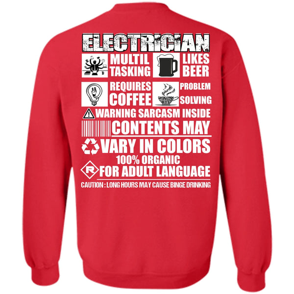 Likes Beer T Shirt, I Love Electrician Sweatshirt