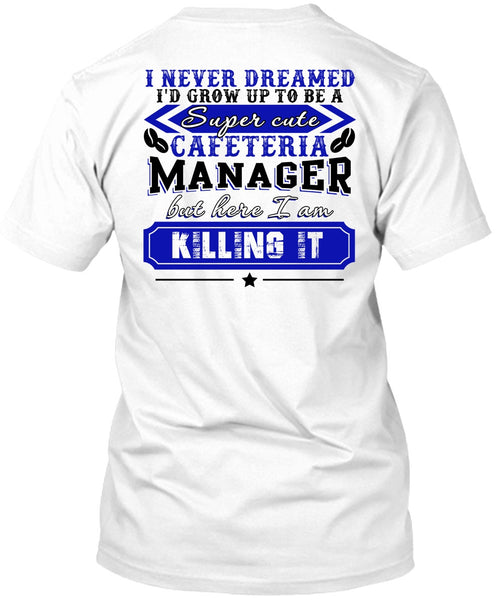 A black t-shirt with the shopify logo