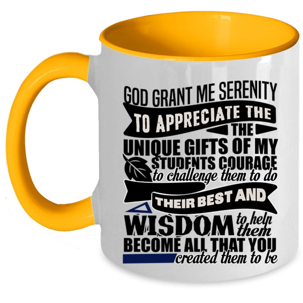 Cool Teachers Coffee Mug, Gifts Of My Students Accent Mug