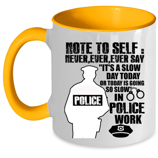 Cute Gift For Policeman Coffee Mug, Awesome Police Officer Accent Mug