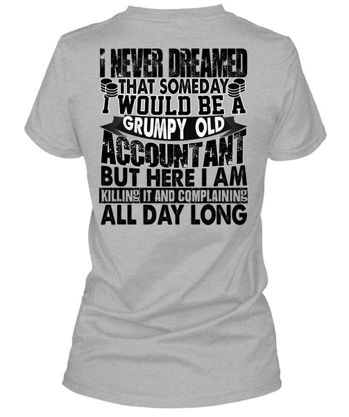 Grumpy Old Accountant T Shirt, I Love Accountant T Shirt