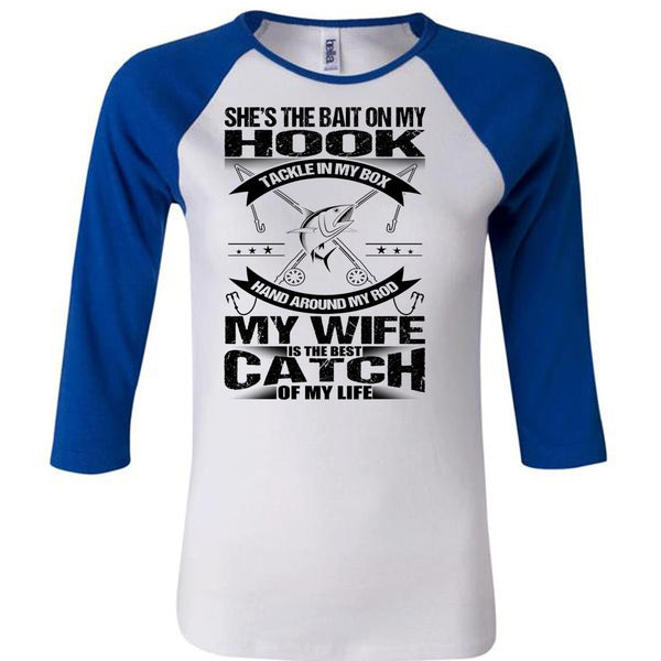 She's The Bait On My Hook T Shirt, I Love Fish T Shirt, Awesome T-Shirts