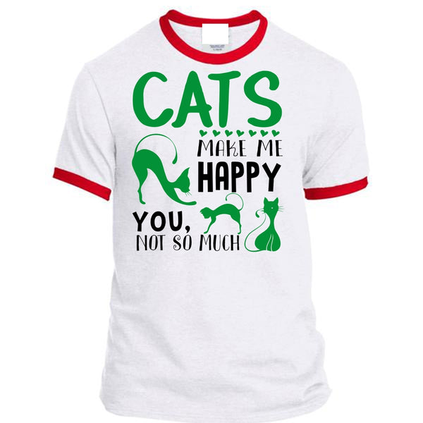 Cats Make Me Happy T Shirt, I Love Cat T Shirt, Favorite T Shirt