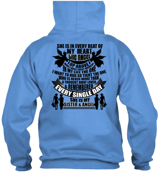 She Is My Sister And Angel T Shirt, I Love Sister T Shirt