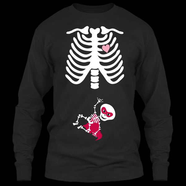 A black t-shirt with the shopify logo