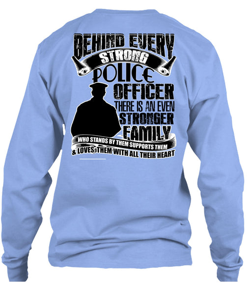 Strong Police Officer T Shirt, I Love Police T Shirt