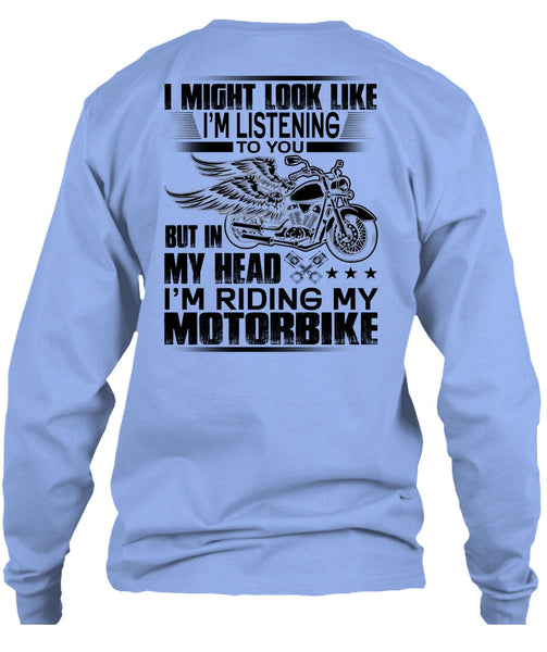 I'm Riding My Motorbike T Shirt, I Love Biker T Shirt