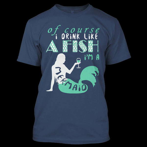 A black t-shirt with the shopify logo