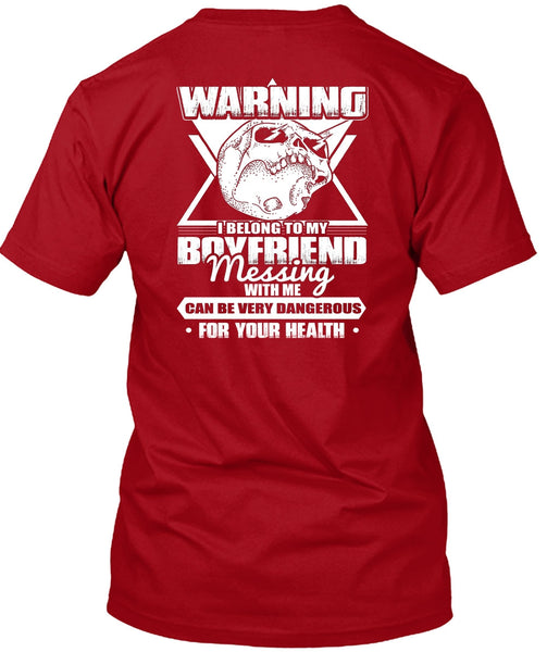 I Belong To My Boyfriend T Shirt, Being A Husband T Shirt