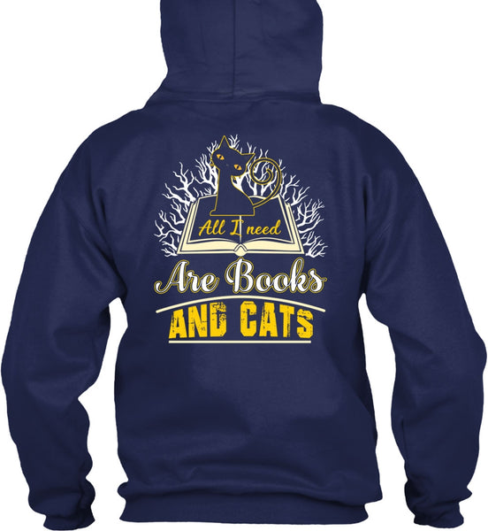 All I Need Are Books And Cats T Shirt, Being A Reader T Shirt