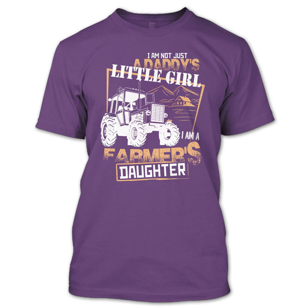Just A Daddy's Littile Girl T Shirt, I'm A Farmer's Girl T Shirt